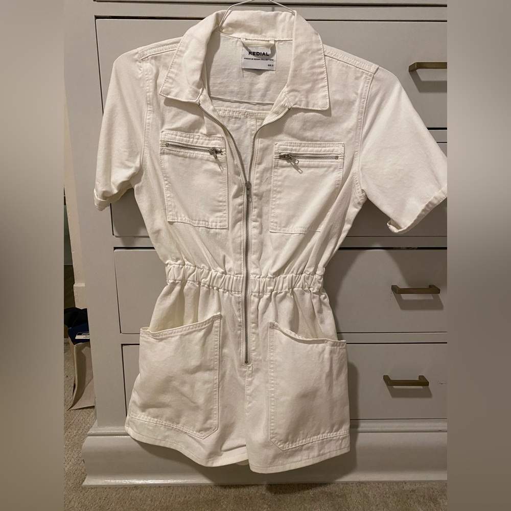 Denim Romper